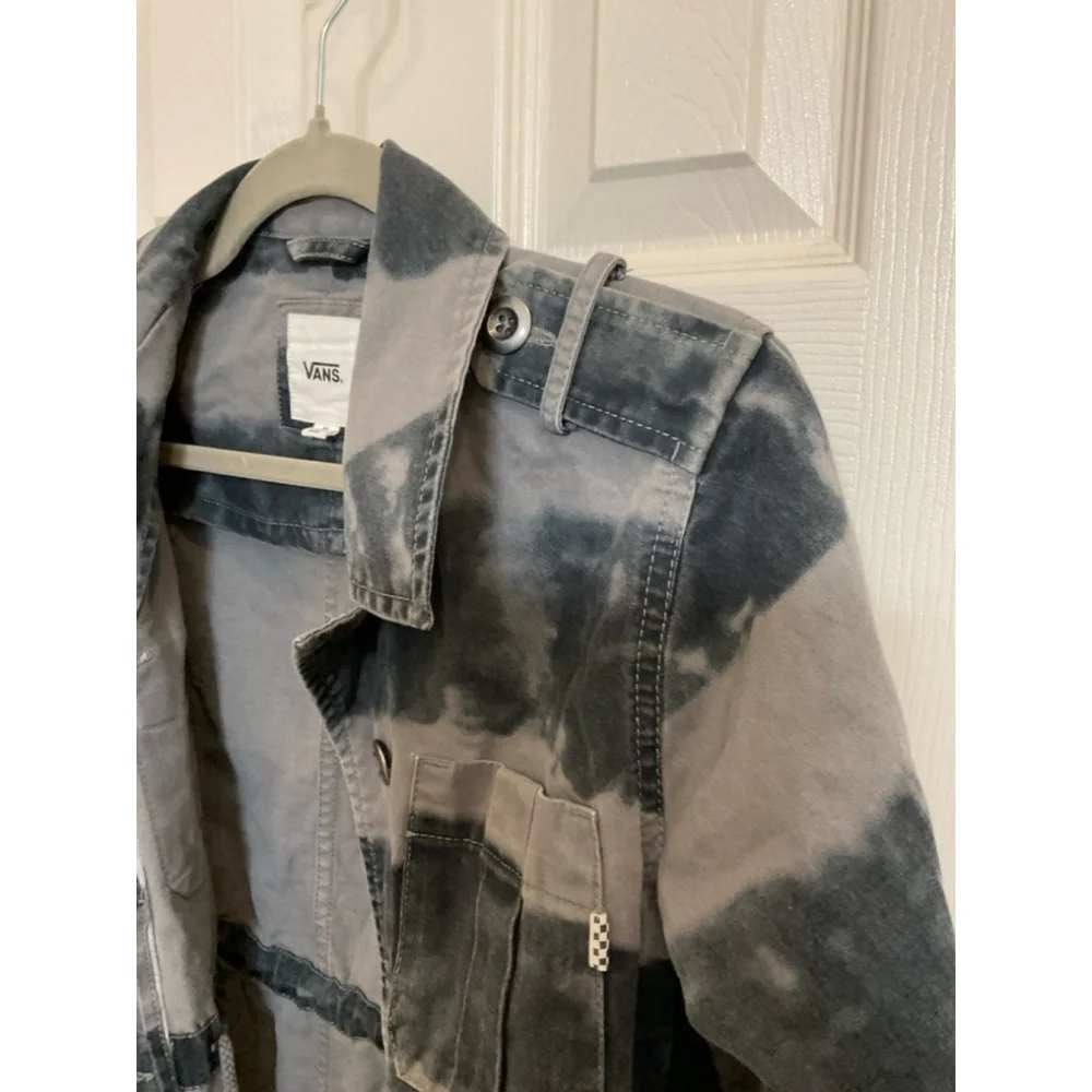 Women's Vans Vintage Jacket, Size M, Gray & Black